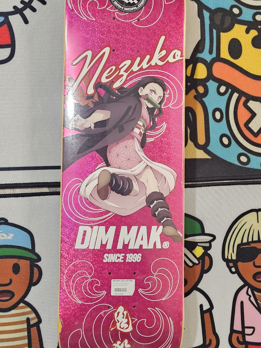 Nezuko Dim Mak Pink Skateboard Deck